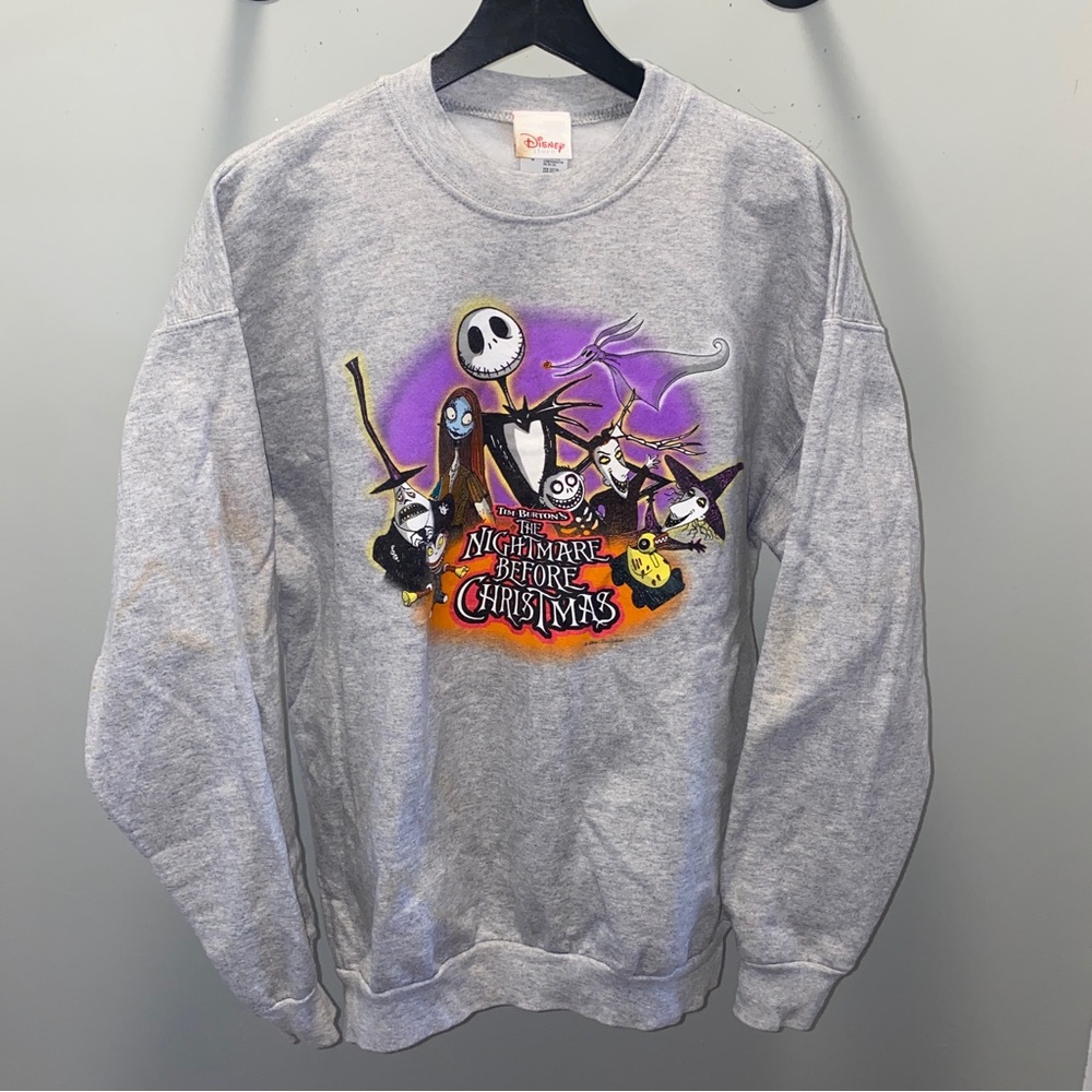 Vintage Nightmare Before Christmas Disney Store Sweatshirt 2000’s Size Large
